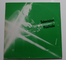 Television Foxhole 12" Single red vinyl 1978 good condition