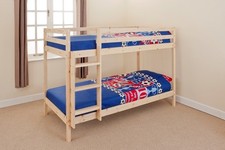 Wooden bunk bed kids childrens - bed,