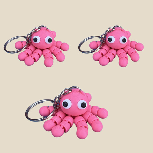 Cute octopus articulated key - articulated,