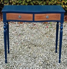 ANTIQUE YEW EDWARDIAN DESK/