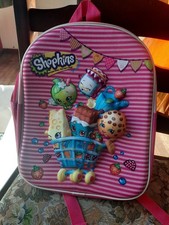 Shopkins, Childs Rucksack, New with Tags, with Raised Design on front