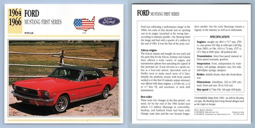 Ford mustang first series - first,