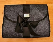 GHD Hair Tongs Curling Iron Heat Resistant Fold/Storage Bag Mat Toiletry  VGC 