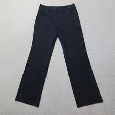 Ex M&S Dress Trousers Womens UK 10 Navy Blue Washable Classic Office EU 38 NWOT