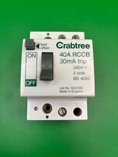 Crabtree 524/030 40A 30mA RCCB