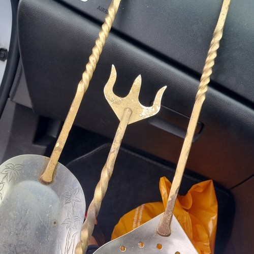 Metal fireplace companion - companion, set