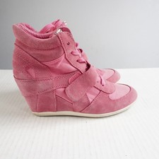 Ash Limited Pink Suede Canvas