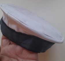 WW2 vintage RN womens Royal Navy WRNS WRENS ratings Repro cotton cap beret 1940s