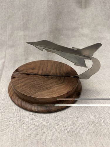 Handmade metal fighter - metal, jet