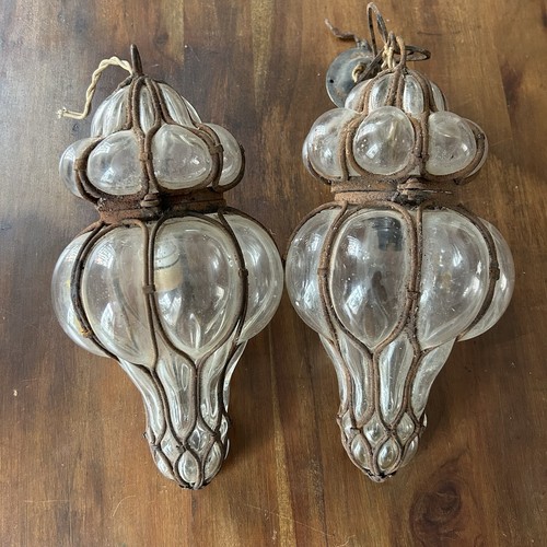 Pair vintage venetian - of,