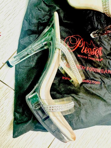 Pleaser rhinestone studded - pleaser,