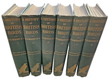 1903 6 Vol  “A History Of British Birds” Rev FO Morris Fifth Edition Illustrated