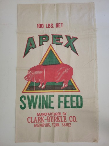 Vintage feed sack flour - vintage,