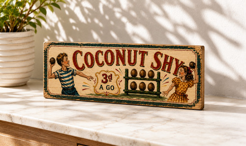 Coconut shy vintage style