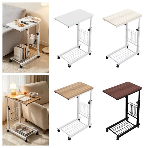 Adjustable side table - side, with