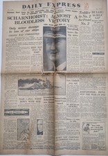 Vintage WW2 Daily Express