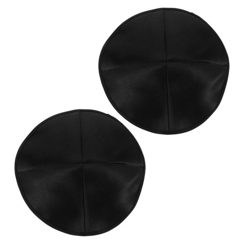 2pcs black reusable - reusable, yarmulke