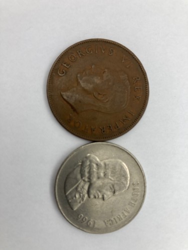 South african vintage coins - vintage, x