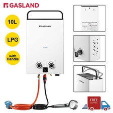 GASLAND 10L Instant Gas Hot Water Heater Tankless Gas Boiler LPG Propane Shower