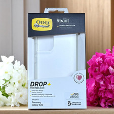 For (Samsung Galaxy S22) Official Otterbox Clear Case & Screen Protector Cover