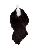 Dark Brown Black luxurious Fur