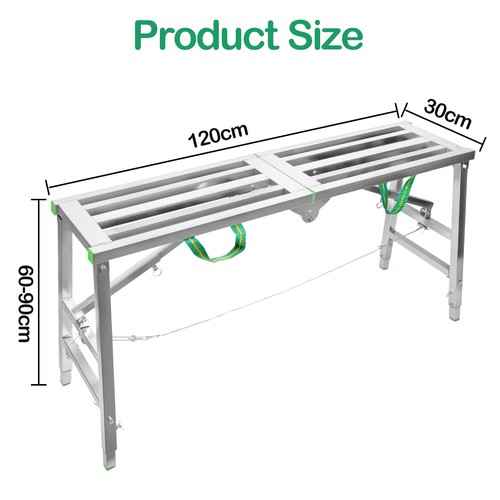 Folding hop work - up, platform