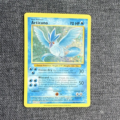 Pokémon tcg articuno - pokémon, 009/034