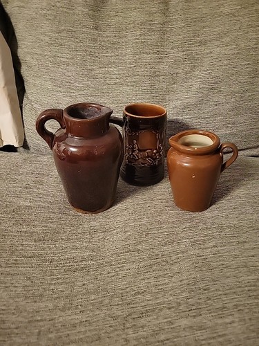 Vintage brown salt glazed - vintage,
