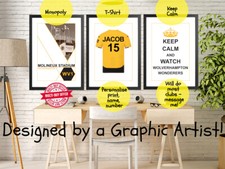 FOOTBALL CLUB  WALL PRINT -