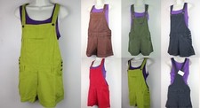 HANDMADE Stonewash Dungarees Shorts Mini Playsuit Harem Pant Strap Jumpsuit RS1