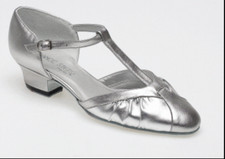 Antique Silver Dance Shoes - Size 3 - Dance Steps by Freed of London