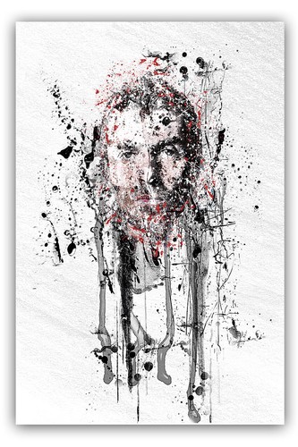 Liam gallagher oasis abstract - oasis,