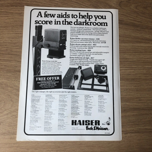 Cams36 magazine advert - magazine, 11x8