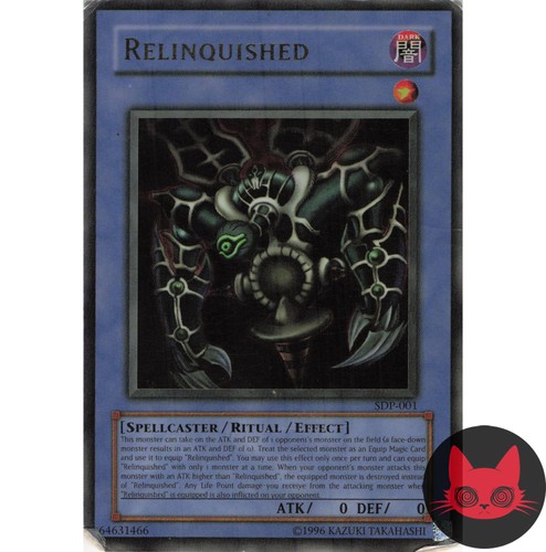 Yugioh relinquished sdp 001 - relinquished, sdp-001
