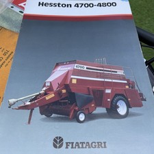 Fiatagri Hesston 4700-4800 baler range ￼20 page brochure
