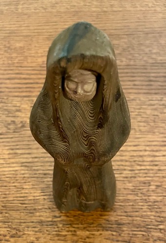 Redwood monk carving oscar - carving, –