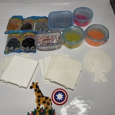 Hama Beads Bundle. Large collection of beads (10,000+) and 10 boards. Lott 6