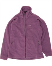 BERGHAUS Womens Fleece Jacket UK 14 Large  Purple Polyester DL59