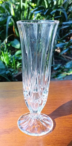 Capri crystal clear bud vase - crystal,