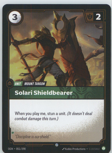 Solari shieldbearer 051 298 - solari, 051/298