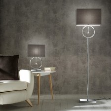 LIZZY CHROME TABLE LAMP/ FLOOR