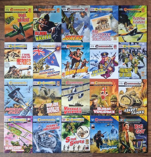 Commando comics job lot bundle - commando,