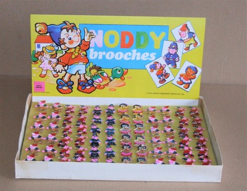 Edco noddy brooches - noddy,
