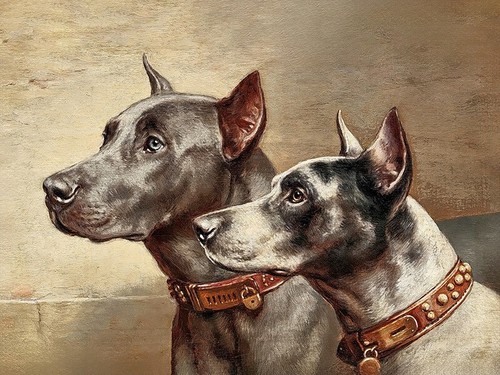 Dog oil painting print from - painting,