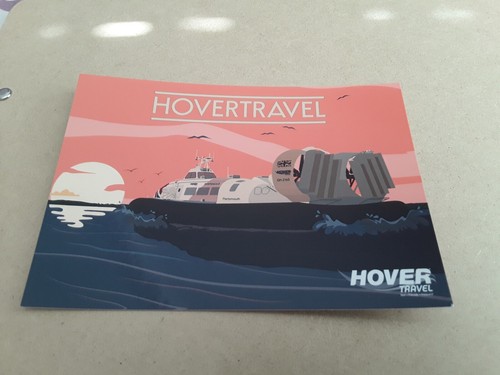 Postcard hovertravel - postcard,
