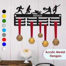Personalise Rugby Medal Holder