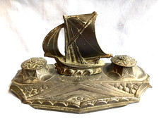 Art Deco pewter pen and ink