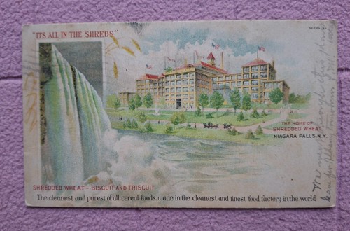 Postcard shredded wheat - postcard,