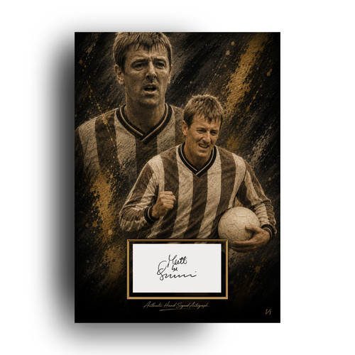 Matt tissier signed - le,