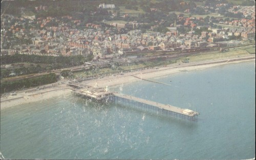 Colwyn bay pier - pier, aerial